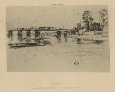 チェルシーの全景 作： James Abbott McNeill Whistler