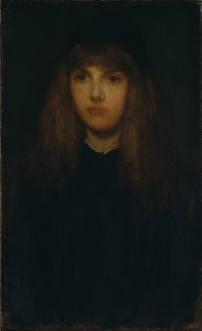 黒衣の少女（ふくれっ面のトム） 作： ジェームズ・アボット・マクニール・ウィスラー