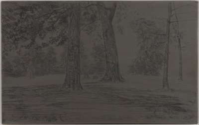 グリニッジ公園、1859 年。 作： James Abbott McNeill Whistler