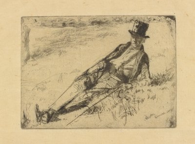 グリニッジの年金受給者、1859 年。 作： James Abbott McNeill Whistler