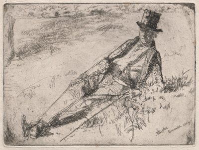 グリニッジ年金受給者、1859年。 作： James Abbott McNeill Whistler