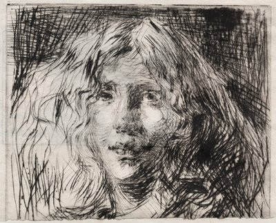 ジョアンナヘファーマン、ラベルイランデーズ、1866年。 作： James Abbott McNeill Whistler