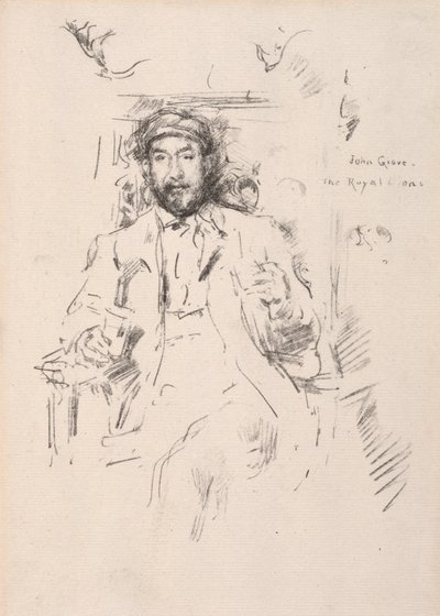 ジョングローブ、1895年。 作： James Abbott McNeill Whistler