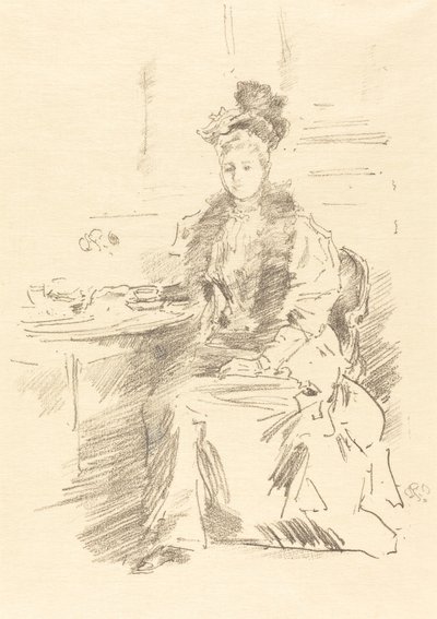 プリティ・ニューヨーカー、1894年。 作： James Abbott McNeill Whistler