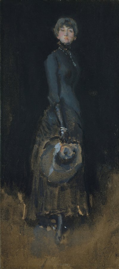 レディイングレイ1883年。 作： James Abbott McNeill Whistler