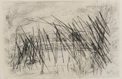 漁師のいる風景」1861年 作： James Abbott McNeill Whistler