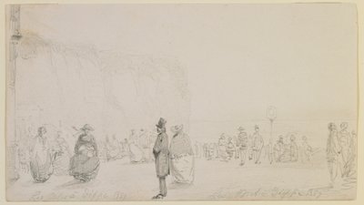 ディエップの海岸、1857年。 作： James Abbott McNeill Whistler