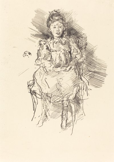 リトル・ドロシー、1896年 作： James Abbott McNeill Whistler
