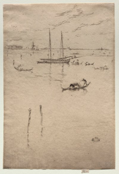 リトルラグーン。 作： James Abbott McNeill Whistler