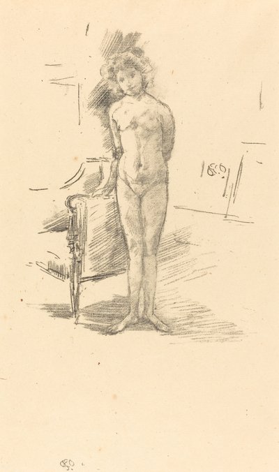 リトル・ロンドン・モデル、1896年 作： James Abbott McNeill Whistler