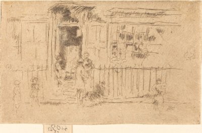 リトルステップス、チェルシー、c。 18841886。 作： James Abbott McNeill Whistler