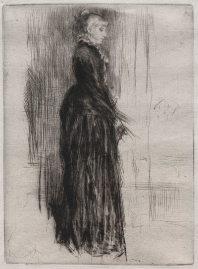 リトルベルベットドレス。 作： James Abbott McNeill Whistler