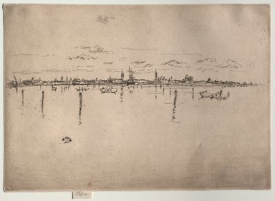 リトルベニス、1880年。 作： James Abbott McNeill Whistler