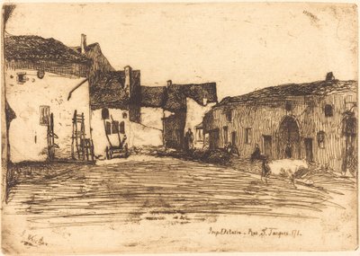 リヴァーダン、1858年。 作： James Abbott McNeill Whistler