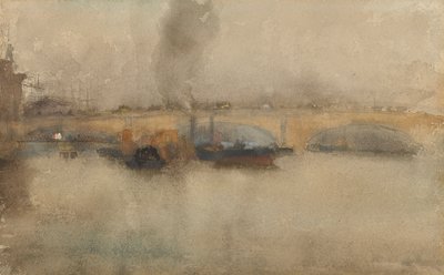 ロンドン橋、1881 年。 作： James Abbott McNeill Whistler