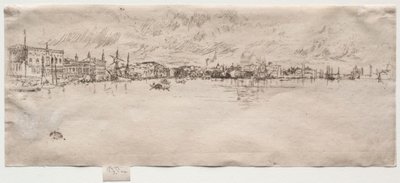 長いベニス。 作： James Abbott McNeill Whistler