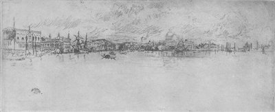ロングヴェニス、c1880、1904 作： James Abbott McNeill Whistler