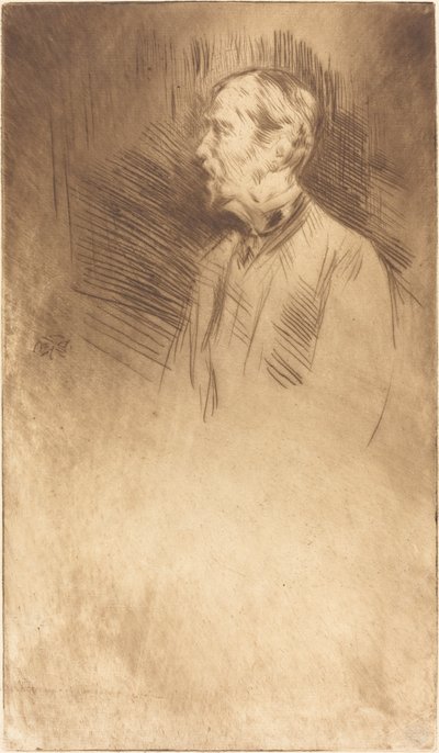 ウォルズリー卿、1877年頃。 作： James Abbott McNeill Whistler