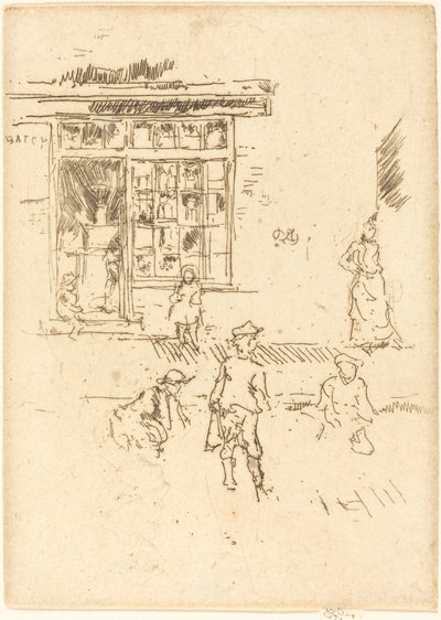 ビー玉、c。 1887年。 作： James Abbott McNeill Whistler