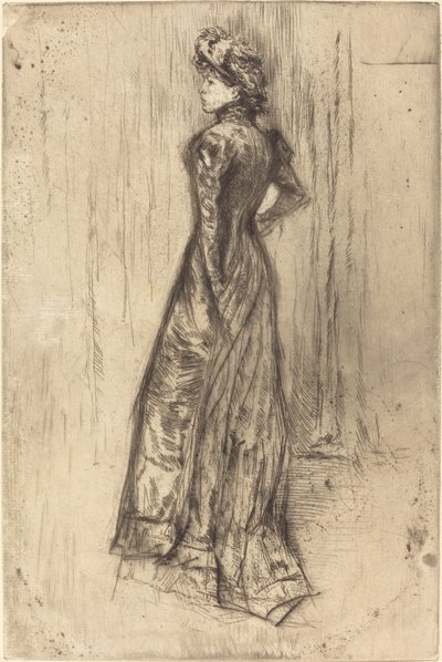 Maud, Standing, c. 1873. 作： James Abbott McNeill Whistler
