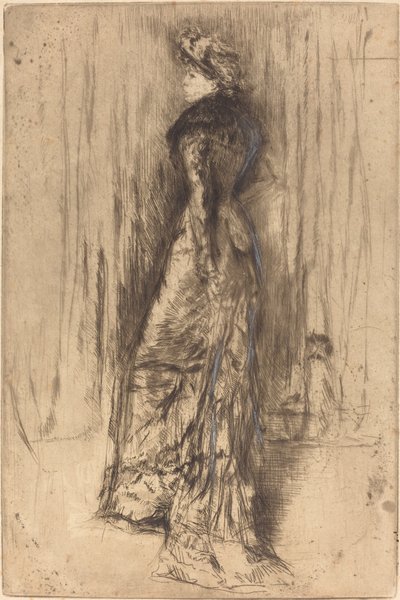 Maud, Standing, c. 1873. 作： James Abbott McNeill Whistler