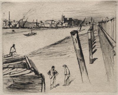 ミルバンク、1861年。 作： James Abbott McNeill Whistler