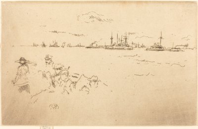 モニター、1887年。 作： James Abbott McNeill Whistler