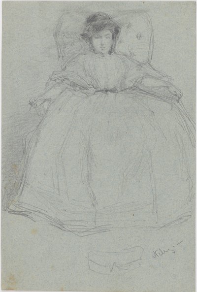 ネリー、1867-1870。 作： James Abbott McNeill Whistler