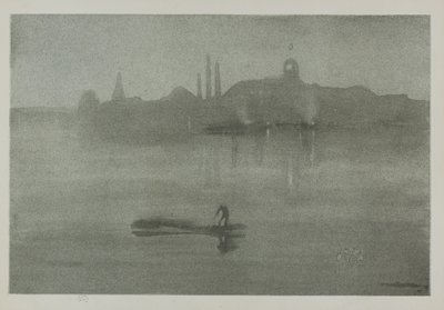 ノクターン、1878年、1887年に公開 作： James Abbott McNeill Whistler