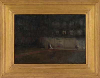 夜想曲：クレモーン・ガーデンズ、第3番 1872-77年頃 油彩・カンヴァス 作： James Abbott McNeill Whistler