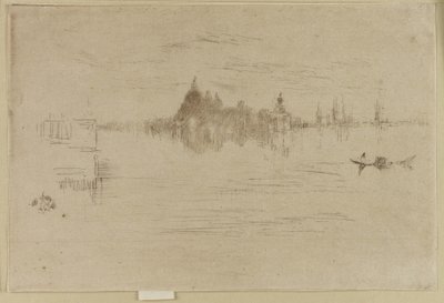 ノクターンです。サルーテ、1879-1880年 作： James Abbott McNeill Whistler