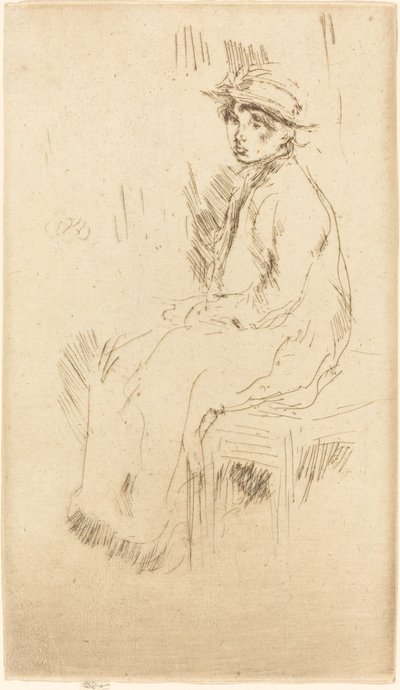 ノラ・クイン。 作： James Abbott McNeill Whistler