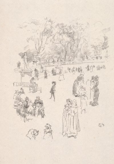ナースメイド、1894年。 作： James Abbott McNeill Whistler