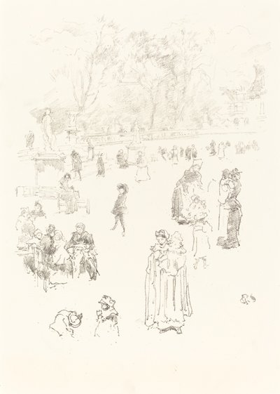 ナースメイド：ルクセンブルグのメイド、1894年。 作： James Abbott McNeill Whistler