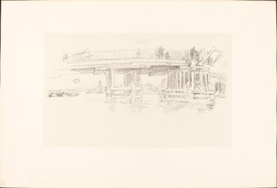 古いバタシー橋、18791887。 作： James Abbott McNeill Whistler
