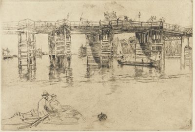 オールドパトニーブリッジ 作： James Abbott McNeill Whistler