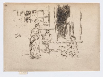 ペチコート・レーン 1886-88年頃 （エッチング、紙にインク） 作： James Abbott McNeill Whistler