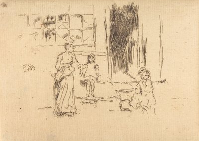 ペティコート・レーン、1886年～1888年頃。 作： James Abbott McNeill Whistler