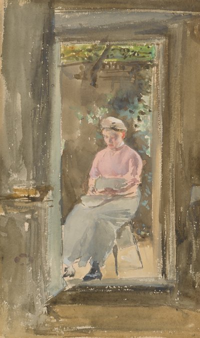 ピンクノート - エンドウ豆の砲撃、1882-1884。 作： James Abbott McNeill Whistler