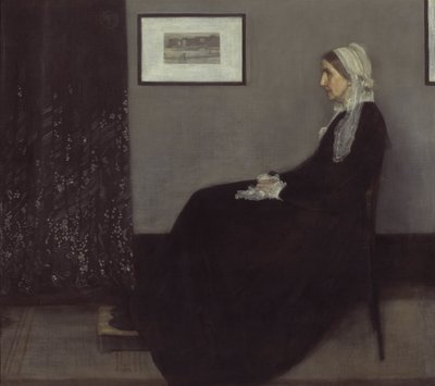アーティストの母の肖像 作： James Abbott McNeill Whistler