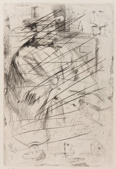 男性の肖像（1860年）。 作： James Abbott McNeill Whistler