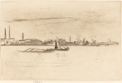プライスのキャンドルワークス、c。 1875年。 作： James Abbott McNeill Whistler