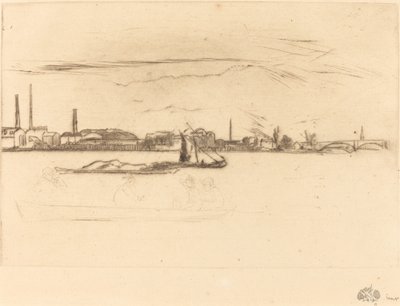 プライスのキャンドルワークス、c。 1875年。 作： James Abbott McNeill Whistler