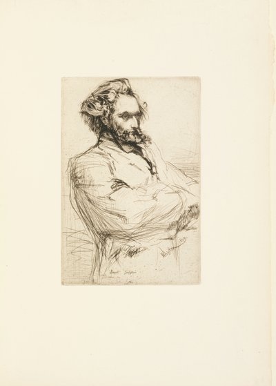 印刷、ドルーエ 作： James Abbott McNeill Whistler
