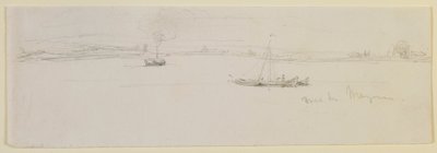 1858年、マインツ近郊。 作： James Abbott McNeill Whistler