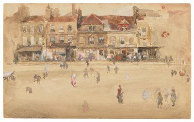 レッド＆ブラウン-ホクストン 作： James Abbott McNeill Whistler