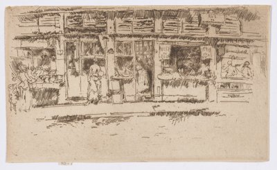 ロシュフーコー通り 作： James Abbott McNeill Whistler