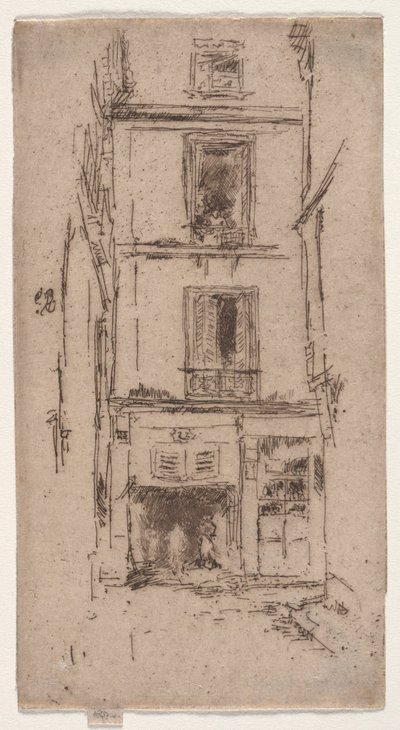 Rue des Bons Enfants、ツアー。 作： James Abbott McNeill Whistler