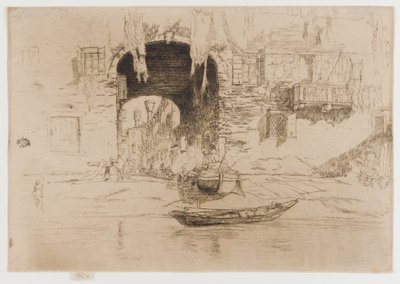 聖ブレイズ、1879-1880。 作： James Abbott McNeill Whistler