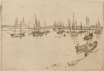 セントジョージ、1879-1880。 作： James Abbott McNeill Whistler